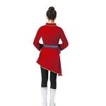 Mongolian Dance Dress Skirt Set in Wine Red