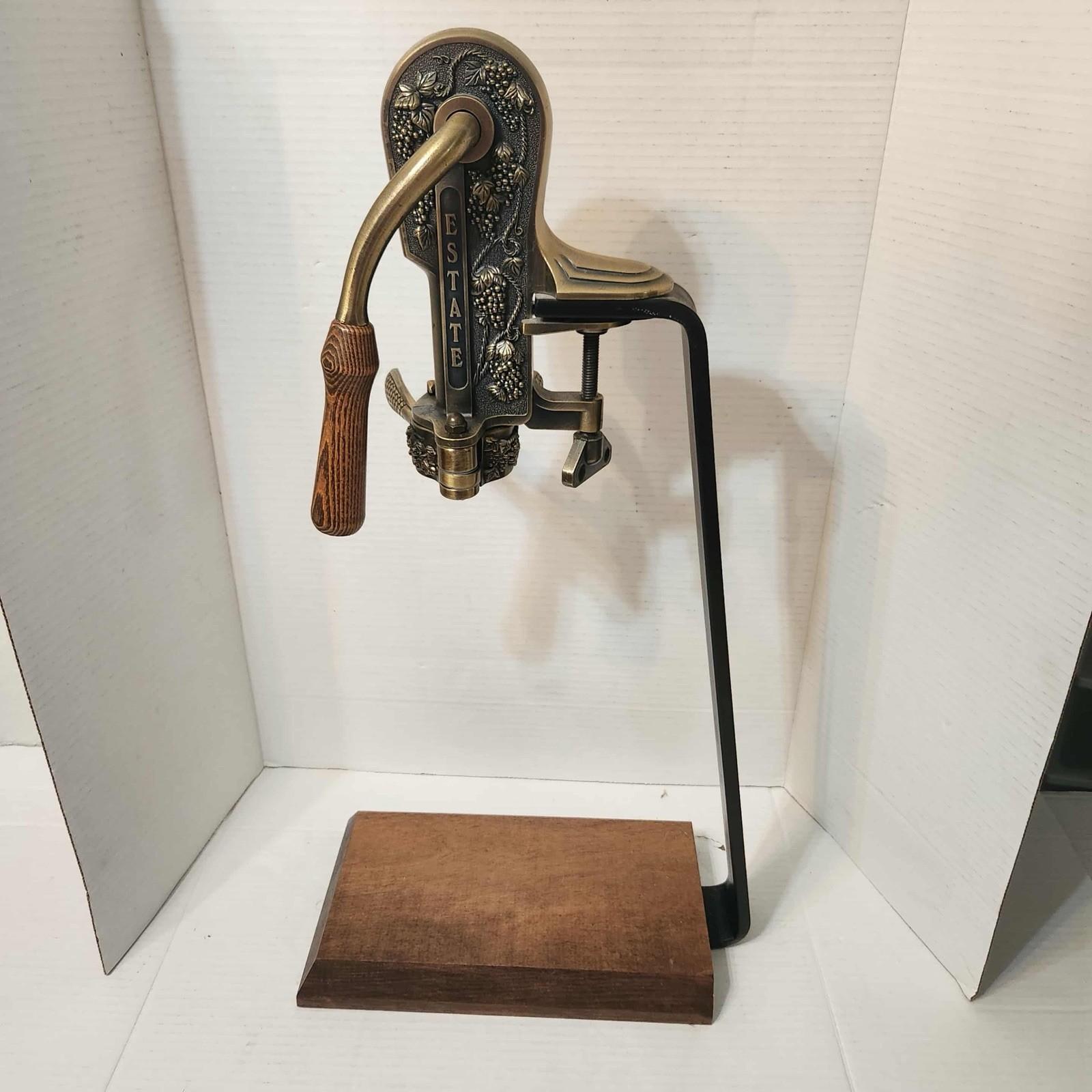 Roger Estate Brass Wine Bottle Opener with Stand