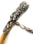 Antique Silver Corkscrew with Acorns and Antlers
