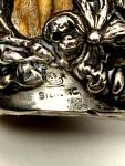 Antique Silver Corkscrew with Acorns and Antlers