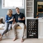 24-Bottle Mini Fridge Wine Cooler with Digital Control