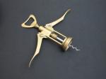 Vintage Italian Brass Wine Corkscrew Opener