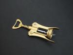 Vintage Italian Brass Wine Corkscrew Opener