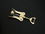 Vintage Italian Brass Wine Corkscrew Opener