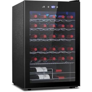 37-Bottle Wine Fridge with Smart Temperature Control