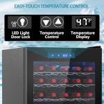 37-Bottle Wine Fridge with Smart Temperature Control