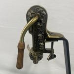 Vintage Brass Wine Bottle Opener with Stand
