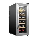 Ivation 12 Bottle Stainless Steel Wine Cooler