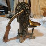 Vintage Brass Wine Bottle Opener - Rogar Estate