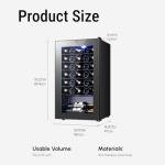 Yeego 34-Bottle Wine Cooler with Digital Control