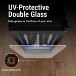 Yeego 34-Bottle Wine Cooler with Digital Control