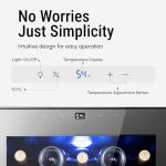 Yeego 34-Bottle Wine Cooler with Digital Control