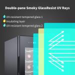 Vinecold 12-Bottle Stainless Steel Wine Cooler