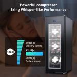 Vinecold 12-Bottle Stainless Steel Wine Cooler