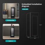 Vinecold 12-Bottle Stainless Steel Wine Cooler