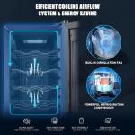 12-Bottle Freestanding Wine Cooler with Lock