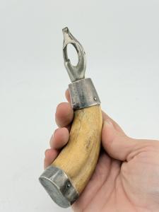 Engraved Antique Sterling Wine Bottle Opener