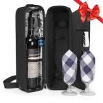 ALLCAMP Wine Tote with Cooler & Picnic Set