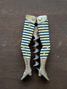 Vintage German Ladies Legs Corkscrew