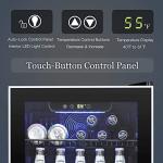 Mini Beverage Fridge with Glass Door for Wine