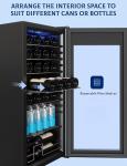 30 Bottle Wine Cooler with Glass Door
