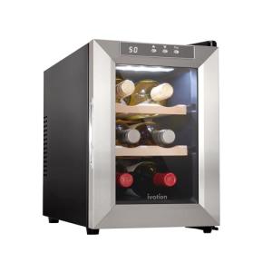Ivation Stainless Steel 6 Bottle Wine Cooler