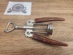 Antler Handle Traditional Wine Bottle Corkscrew Opener