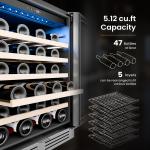 Yeego 24" Wine Cooler for 52 Bottles