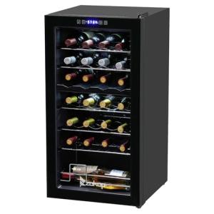 28-Bottle Dual Zone Wine Cooler with Digital Control