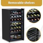 28-Bottle Dual Zone Wine Cooler with Digital Control