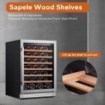 Ca'Lefort Black Wine Cooler for 54 Bottles