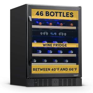 NewAir 46-Bottle Dual Zone Wine Cooler