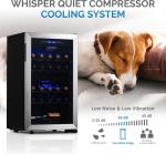 Newair Dual Zone Wine Fridge with Racks