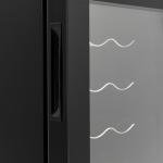 20-Bottle Black Wine Cooler and Fridge