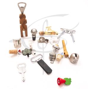 Vintage Wine Accessories Set: Corkscrews, Openers, Stoppers