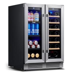 Yeego 24" Dual Wine and Beverage Cooler