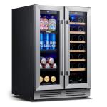 Yeego 24" Dual Wine and Beverage Cooler
