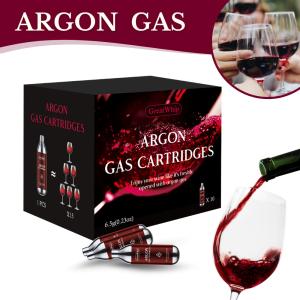 10 Argon Gas Capsules for Coravin Wine Preservation