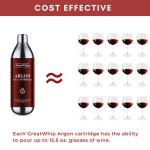 20 Argon Gas Capsules for Coravin Wine Preservation