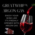 10 Argon Gas Capsules for Coravin Wine Preservation