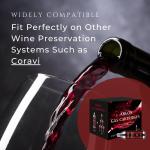 10 Argon Gas Capsules for Coravin Wine Preservation