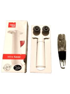 Vacu Vin Wine Saver with 2 Bottle Stoppers