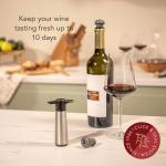 Vacu Vin Wine Saver Pump with Vacuum Stopper
