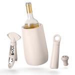 Vacu Vin 4-Piece Wine Gift Set in Sand