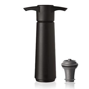 Vacu Vin Wine Saver Pump with Stopper - Black
