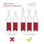 Vacu Vin Wine Vacuum Saver with White Pump