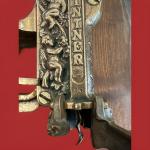 French Brass Cherub Wine Bottle Corkscrew Opener