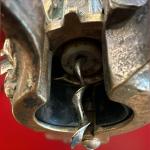 French Brass Cherub Wine Bottle Corkscrew Opener