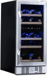 Dual Zone Wine Fridge Holds 29 Bottles