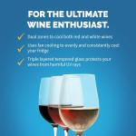 Dual Zone Wine Fridge Holds 29 Bottles